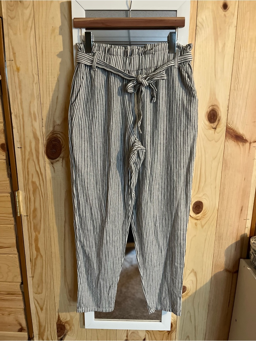 Maurices Paperbag Waist Pants W/Belt & Pockets